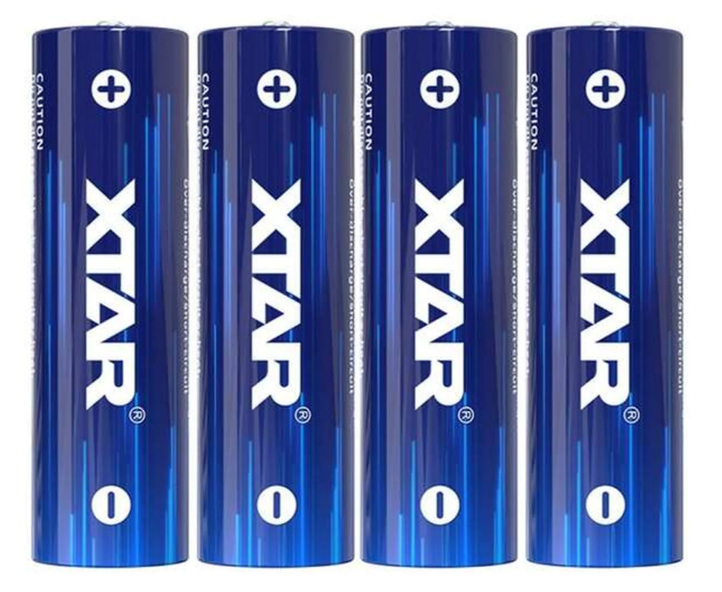 Nabíjateľná batéria XTAR AA 1,5V, 4150 mWh / 2500 mAh 4ks