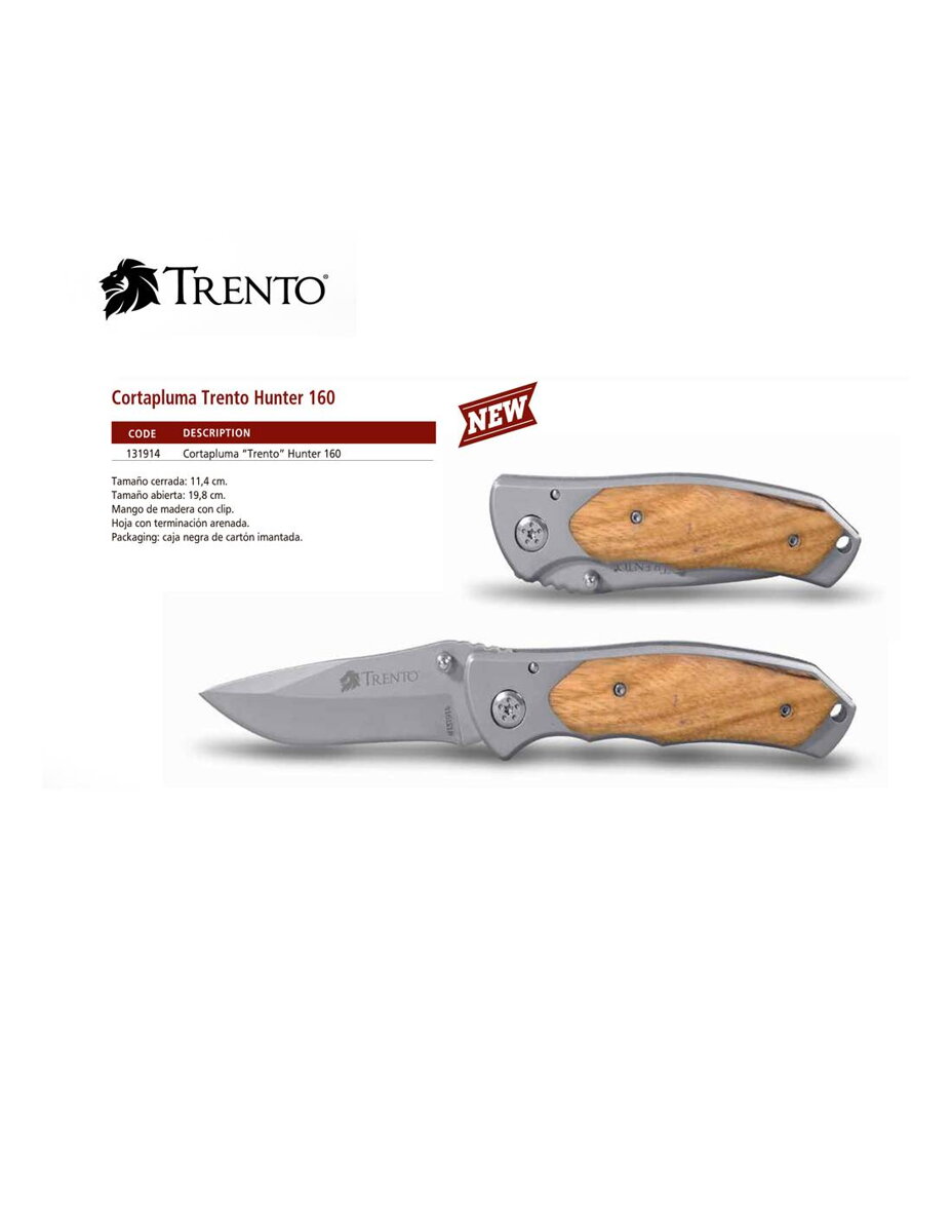 E-shop TRENTO HUNTER 160 Poľovnícky nôž skladací s púzdrom