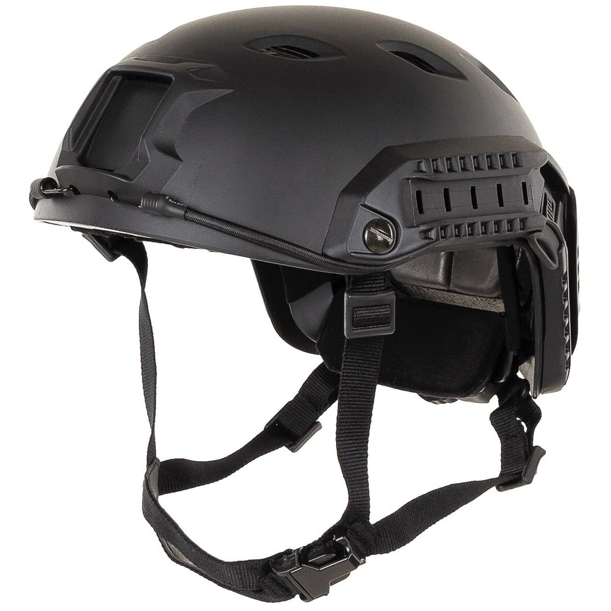 E-shop US helma MFH FAST-paratroopers, black, rails, ABS-plastic
