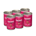 6pack Konzerva pre psov - Kačica s brusnicami
