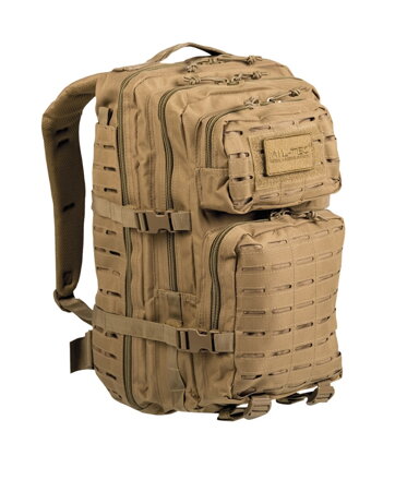 MIL-TEC US ASSAULT PACK LG LASER CUT COYOTE 36L 14002705