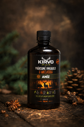 Univerzálne vnadidlo na divú zver KIRVO aníz 500ml - koncentrát