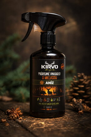 Sprej - Univerzálne vnadidlo na divú zver KIRVO aníz 500ml - koncentrát