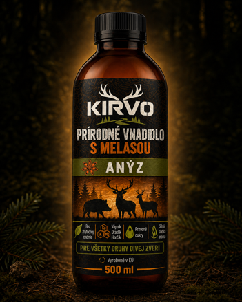 Univerzálne vnadidlo na divú zver KIRVO anýz 500ml
