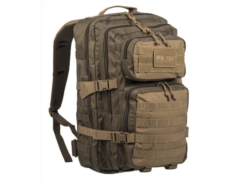 MIL-TEC US Assault Ranger Large, 36L - olivová-coyote 14002302