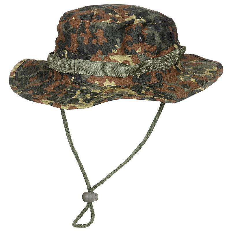 Klobúk US GI Boonie, Rip Stop, BW camo flecktarn