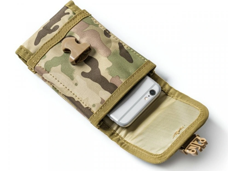 Outdoorové puzdro na telefón camo
