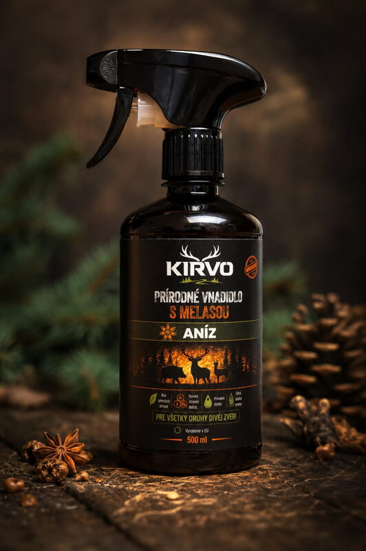 Sprej - Univerzálne vnadidlo na divú zver KIRVO aníz 500ml - koncentrát