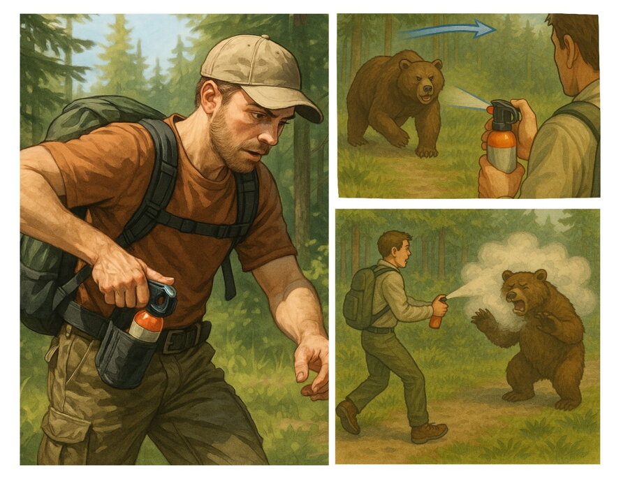 Ako použiť sprej na medvede