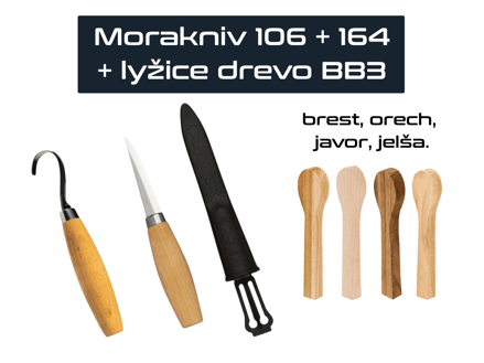 Rezbársky set Morakniv - lyžice BB3