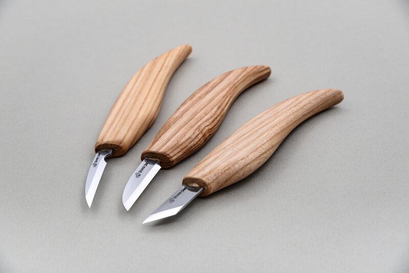 Sada rezbárskych nožov BeaverCraft S12 Starter Set 3 nože