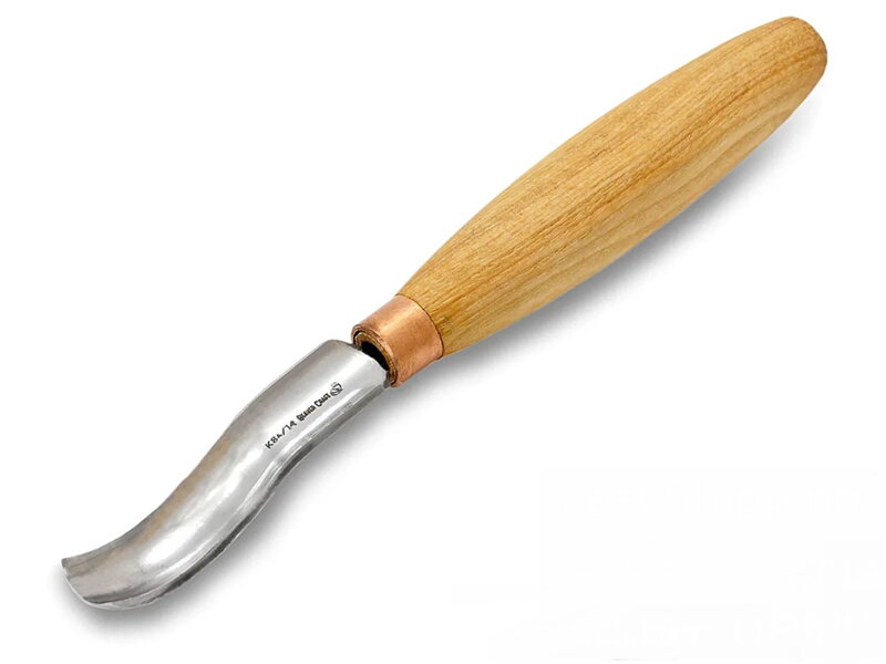 Rydlo BeaverCraft K8A/14 krátke, prehnuté - duté, 14 mm