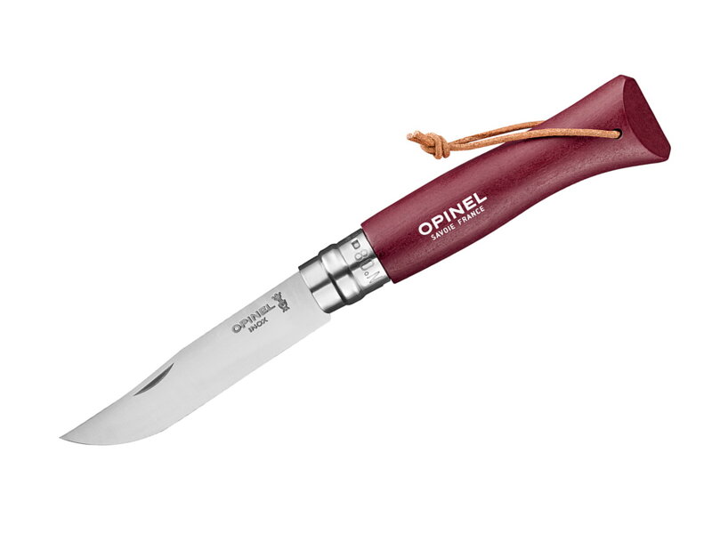 Nôž Opinel N°08 Bushwhacker Garnet bordový