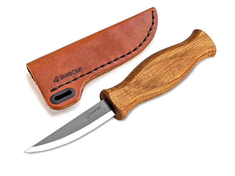 Rezbársky nôž BeaverCraft C4S - Whittling Knife s puzdrom