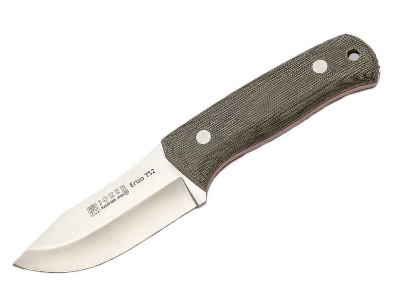 Nôž Joker Erizo TS2 CV142-K Green Canvas Micarta, Böhler N695