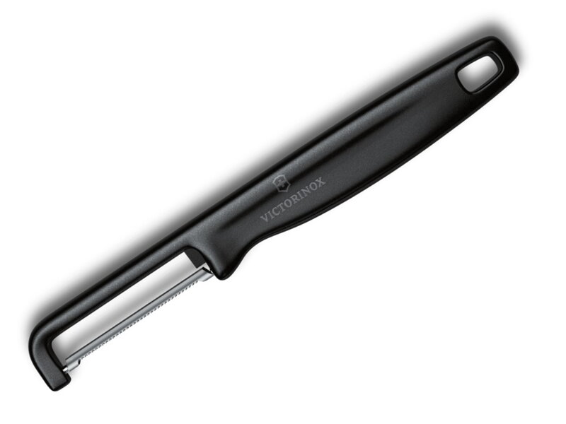 Victorinox 6.0943.3 Iota Peeler škrabka - zúbkovaná, čierna