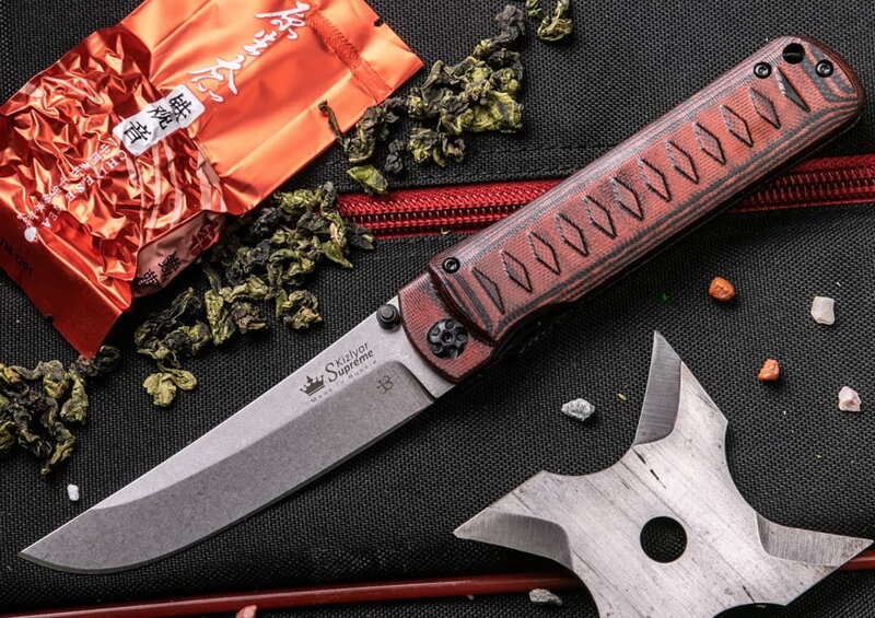 Nôž Kizlyar Supreme Whisper D2 SW Red-Black