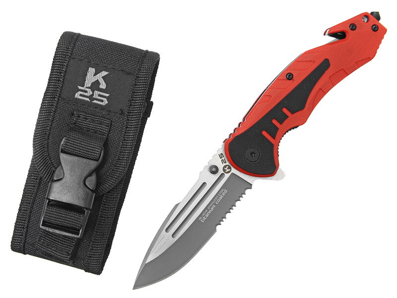 Zatvárací nôž RUI Tactical - K25 18319 záchranársky