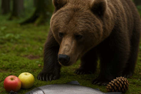 Čo žerie medveď
