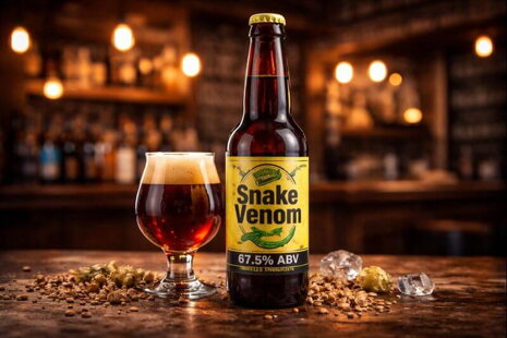 Najsilnejšie pivo na svete - Snake Venom